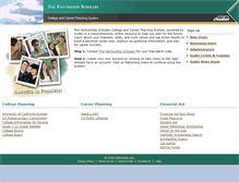 Tablet Screenshot of partnershipscholars.kuder.com