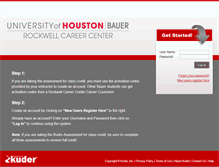 Tablet Screenshot of bauer.kuder.com