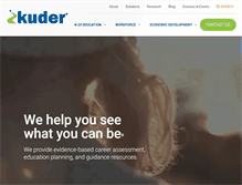 Tablet Screenshot of kuder.com