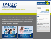 Tablet Screenshot of dmacc.kuder.com