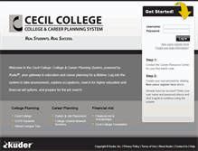 Tablet Screenshot of cecil.kuder.com