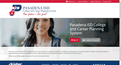 Desktop Screenshot of pasadenaisd.kuder.com